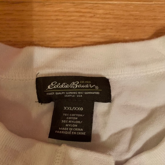 EDDIE BAUER WHITE CARDIGAN - Picture 3 of 5